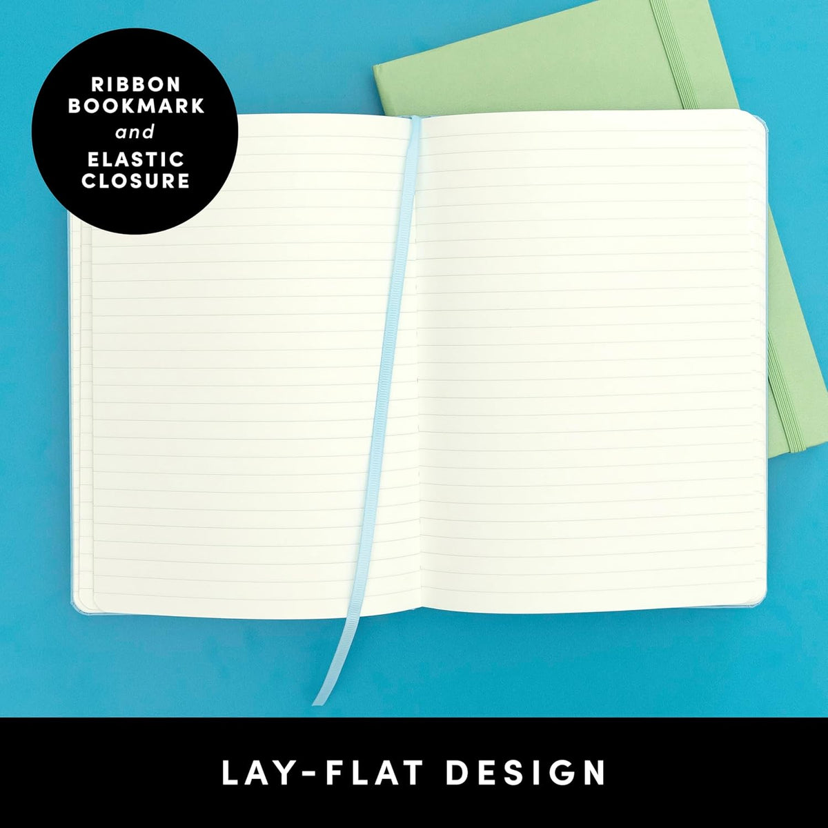 Lined Journal Notebook, (Blush), 160 Pages, Medium 5.6 in X 8 in - 100 GSM Thick Paper – Hardcover Journaling Notebook for Work, School & Note Taking