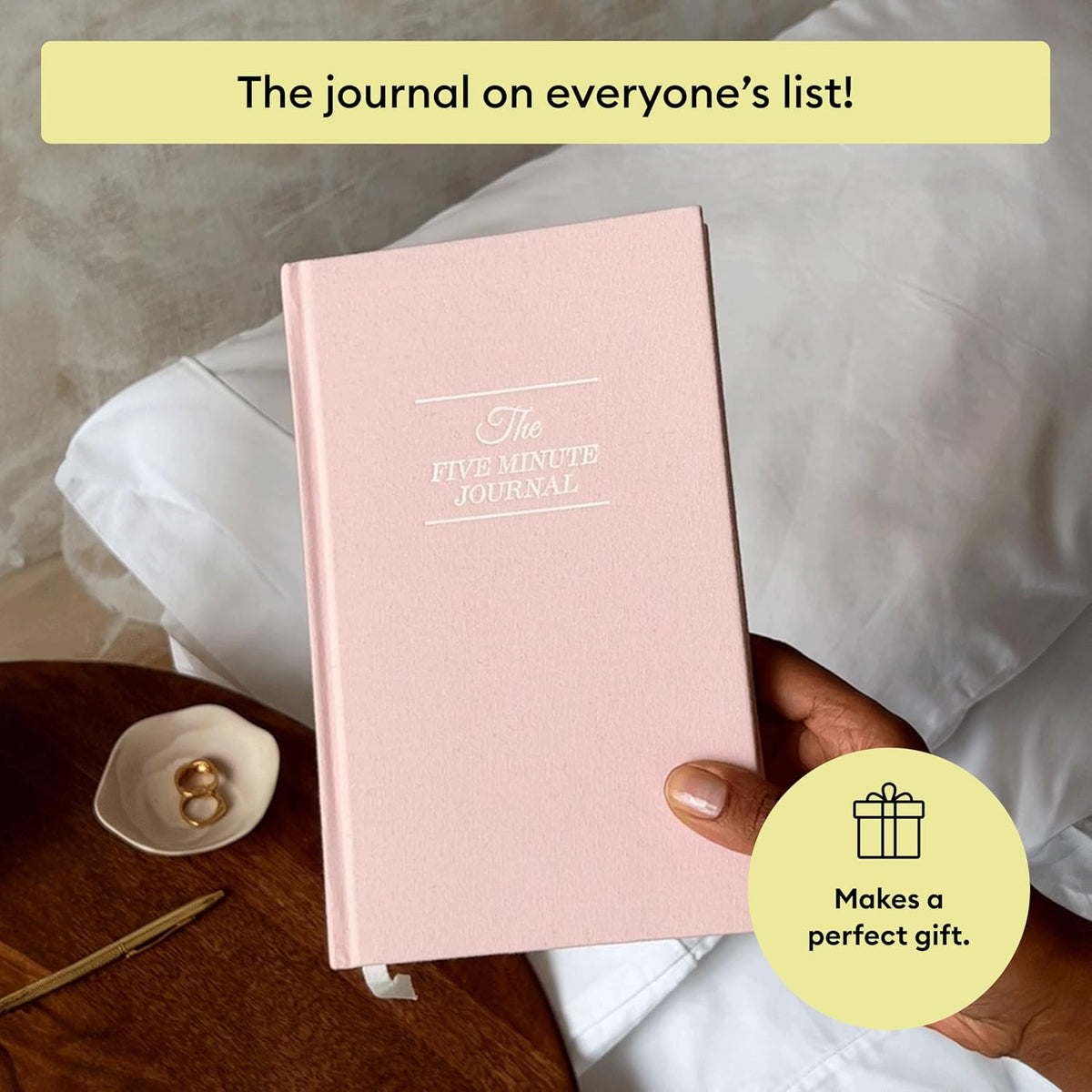 : the Five Minute Journal - Daily Gratitude Journal for Happiness, Mindfulness, and Reflection - Undated Life Planner